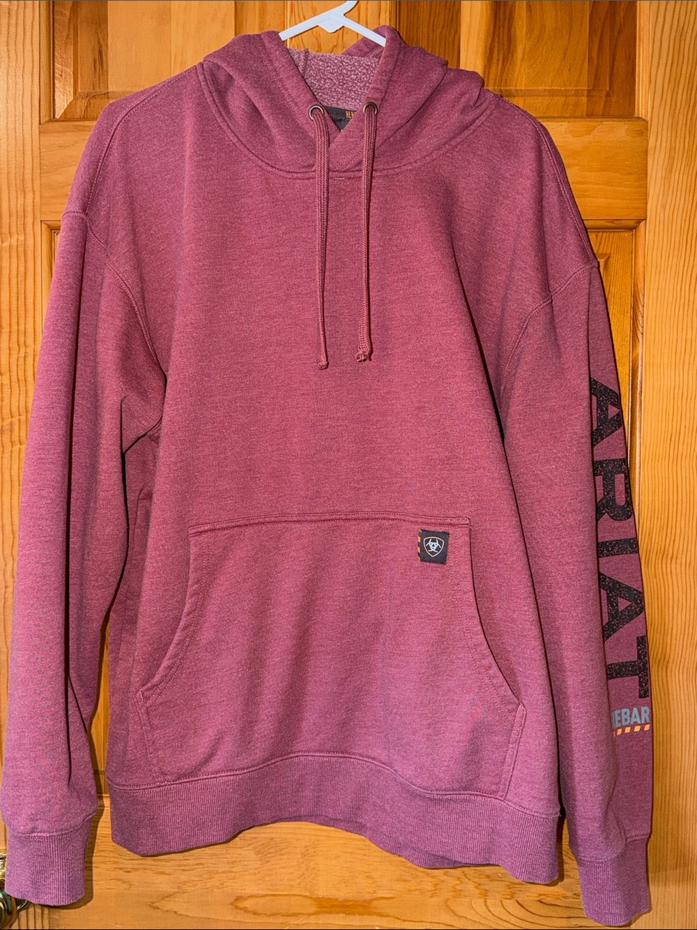 Ariat Rebar Men's Hoodie - Muted Burgandy